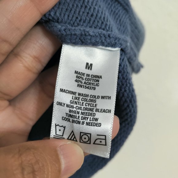 Aeropostale Women's Knit Vest Light Blue Size Medium - Picture 6 of 7